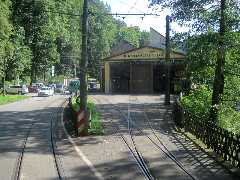 Depot der Kirnitzschtalbahn