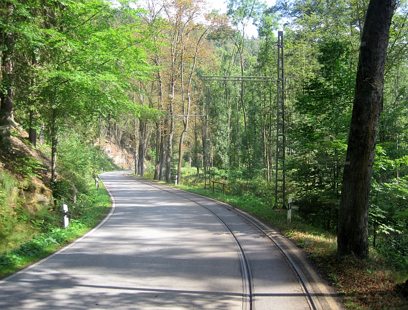 Fahrt mit der Kirnitzschtalbahn