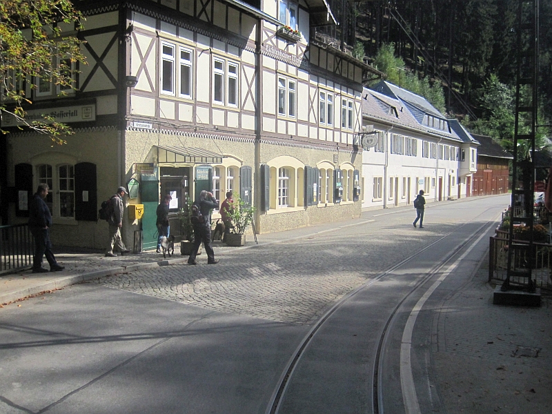 Gasthaus am Lichtenhainer Wasserfall bei der Endstation