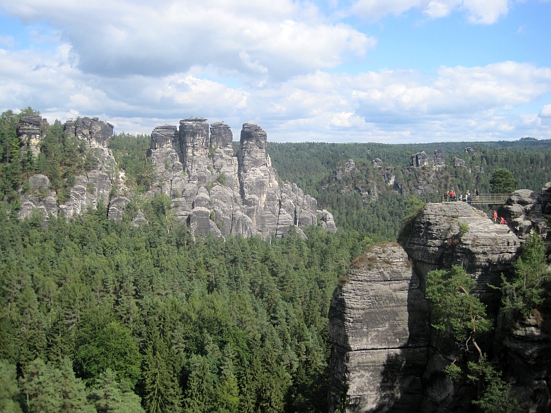 Felsformationen des Elbsandsteingebirges