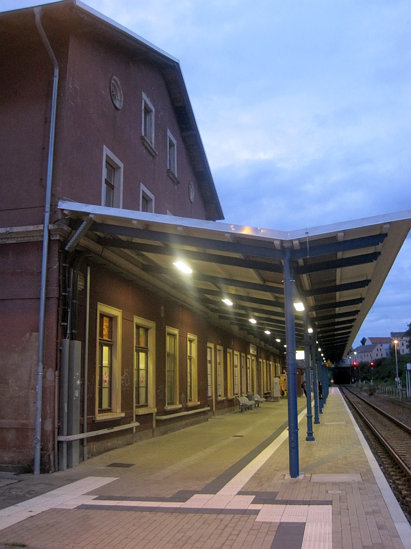 Hausbahnsteig Bahnhof Kamenz