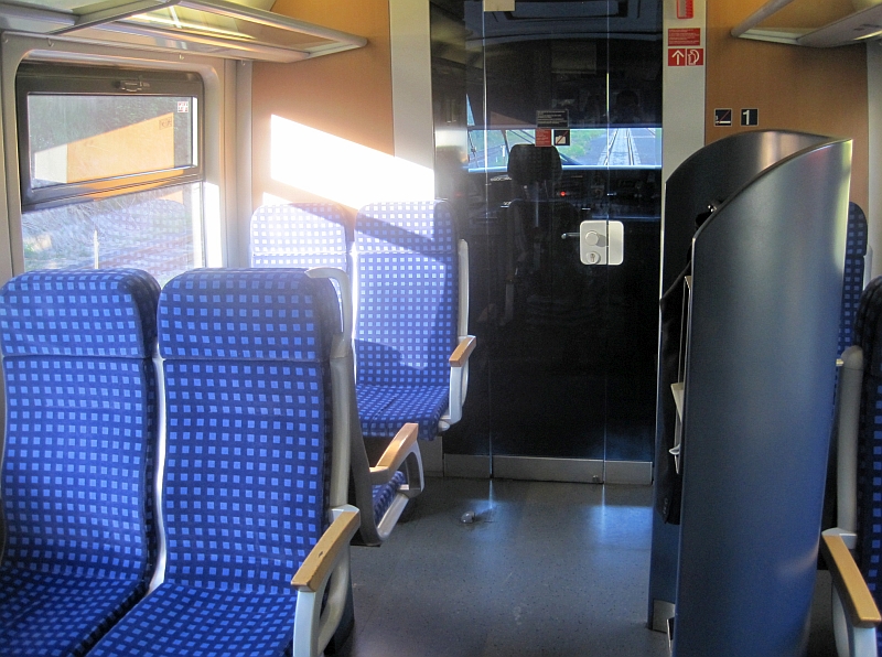 Innenbild Erste Klasse im Desiro der DB