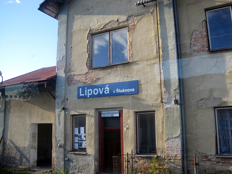 Empfangsgebäude Bahnhof Lipová u Šluknova