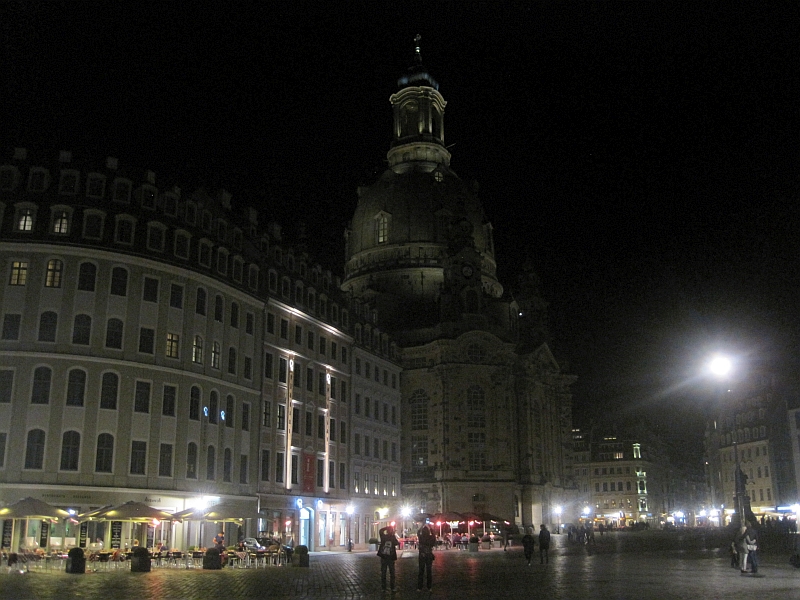 Frauenkirche Dresden bei Nacht