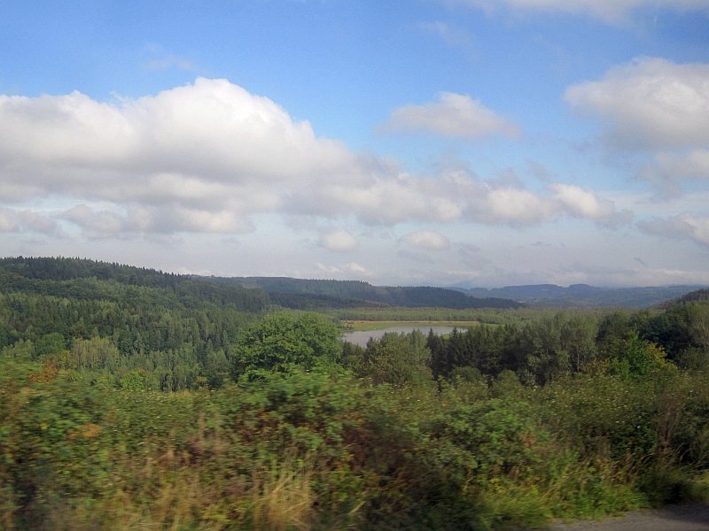 Fahrt auf der Müglitztalbahn durch das Erzgebirge