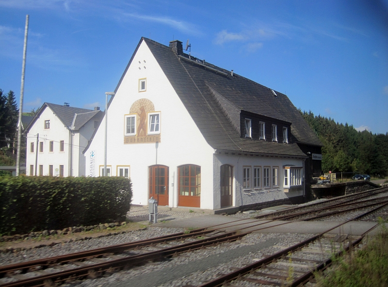 Empfangsgebäude Bahnhof Bärenstein