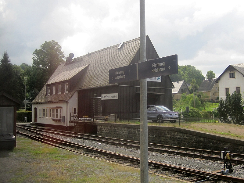 Schuppen am Bahnhof Bärenstein