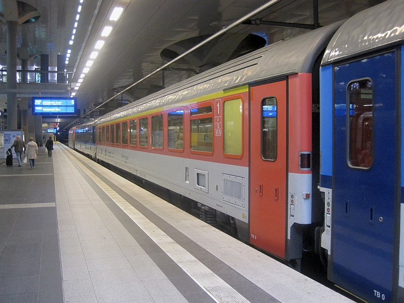 Zwischenhalt im Hauptbahnhof Berlin