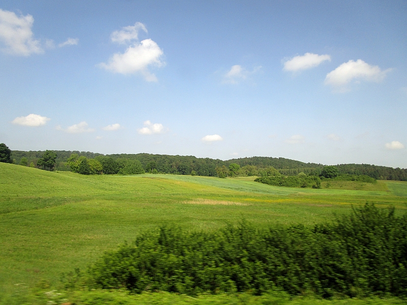 Fahrt durch die Uckermark