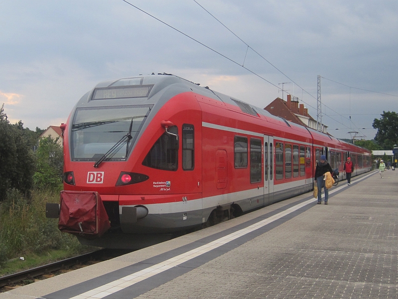 Flirt-Triebzug der DB in Binz auf Rügen