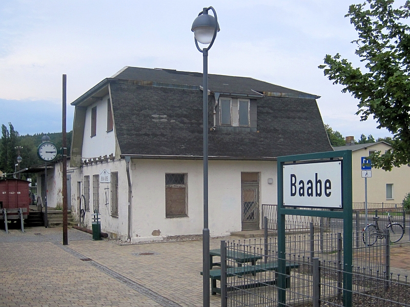 Empfangsgebäude Bahnhof Baabe