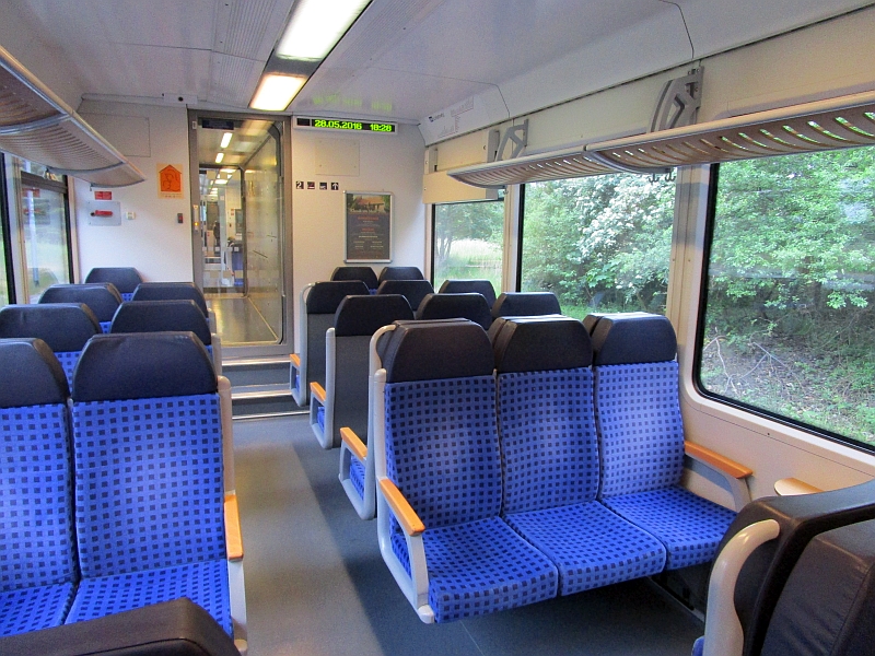 Innenbild GTW der Usedomer Bäderbahn (UBB)