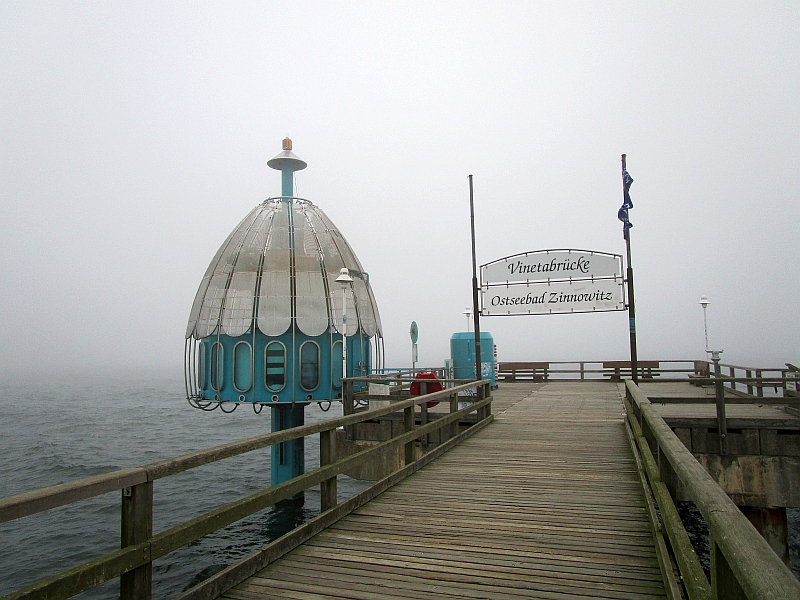 Tauchgondel an der Seebrücke Zinnowitz