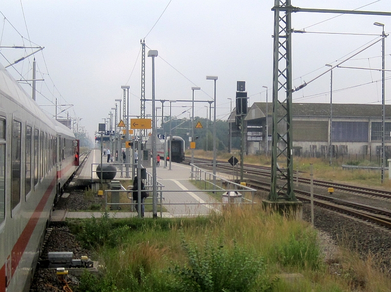 Rangiermanöver in Züssow