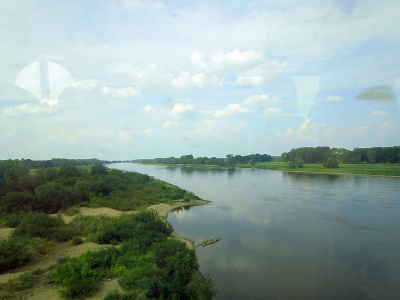 Fahrt über die Elbe