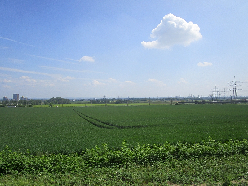 Fahrt am Rande der Kölner Bucht
