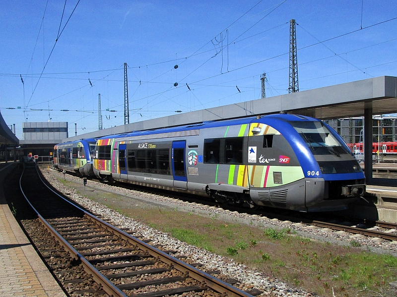 TER-Züge zur Fahrt von Saarbrücken nach Straßburg