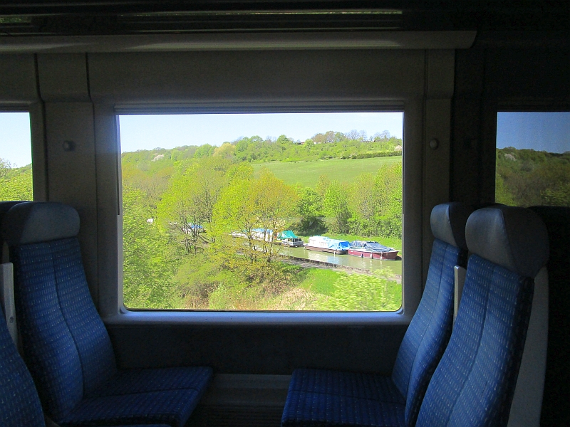 Schiffe auf dem Saarkanal