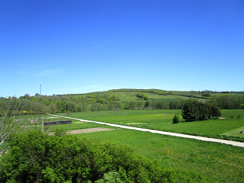 Fahrt durch das Krumme Elsass