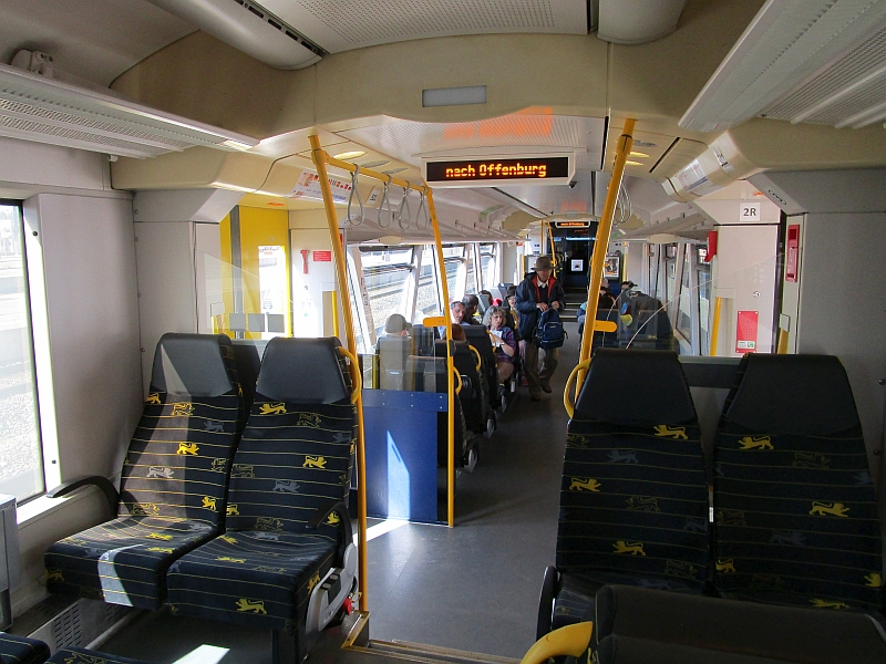Innenbild Regioshuttle der SWEG