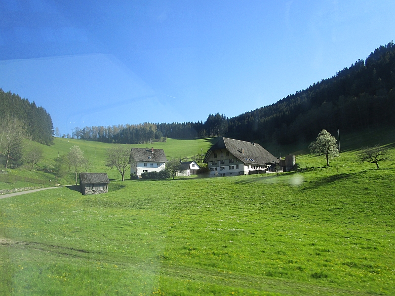 Fahrt auf der Schwarzwaldbahn
