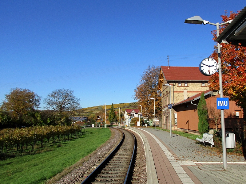Bahnsteig in Oberrotweil