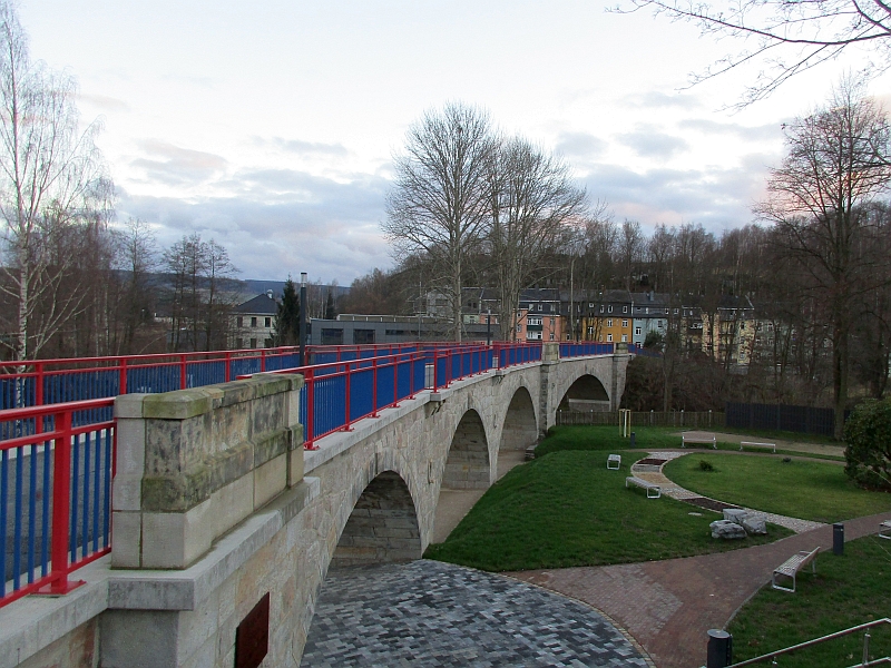 Ehemalige Eisenbahnbrücke in Schwarzenberg