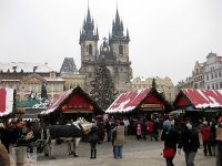 Vorweihnachtliche Nachtzugreise von Basel nach Prag, Dresden und Görlitz