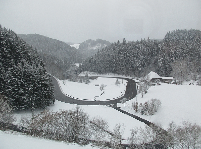 Winter an der Schwarzwaldbahn