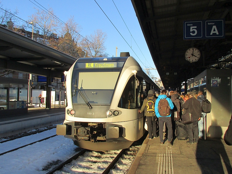 Thurbo-GTW als RegioExpress St. Gallen - Konstanz