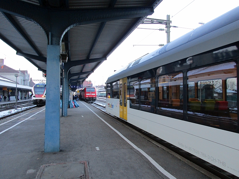 Anschlusszüge im Bahnhof Konstanz