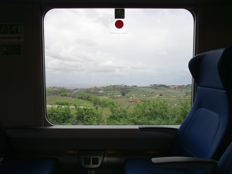 Blick aus dem Zugfenster