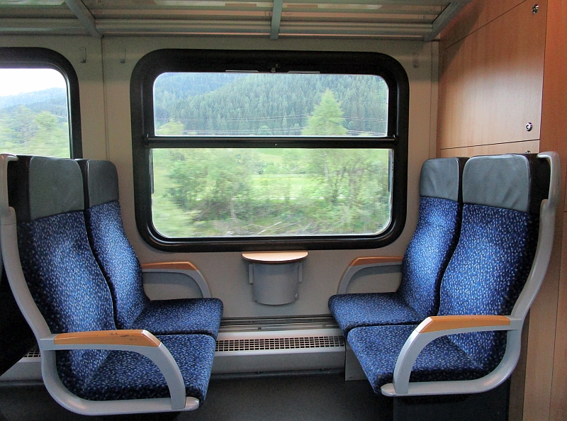 Innenbild Wendezug der Pinzgauer Lokalbahn
