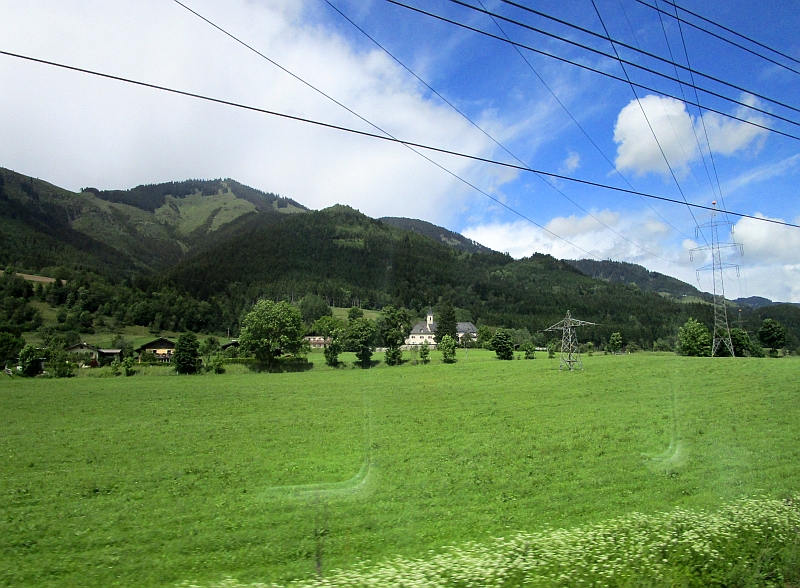 Fahrt durch das Salzburger Land