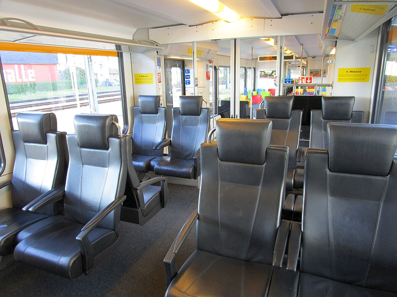 Erste Klasse im Thurbo GTW