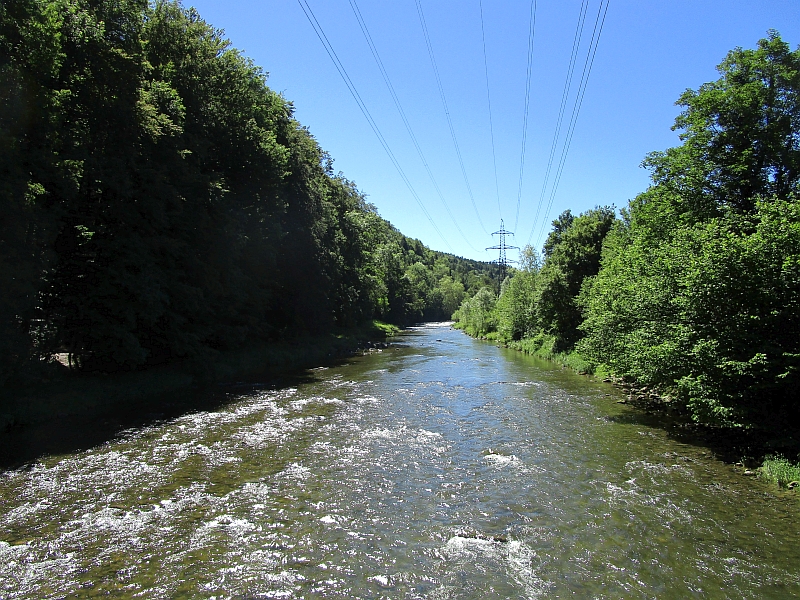 Fußweg über die Sihl