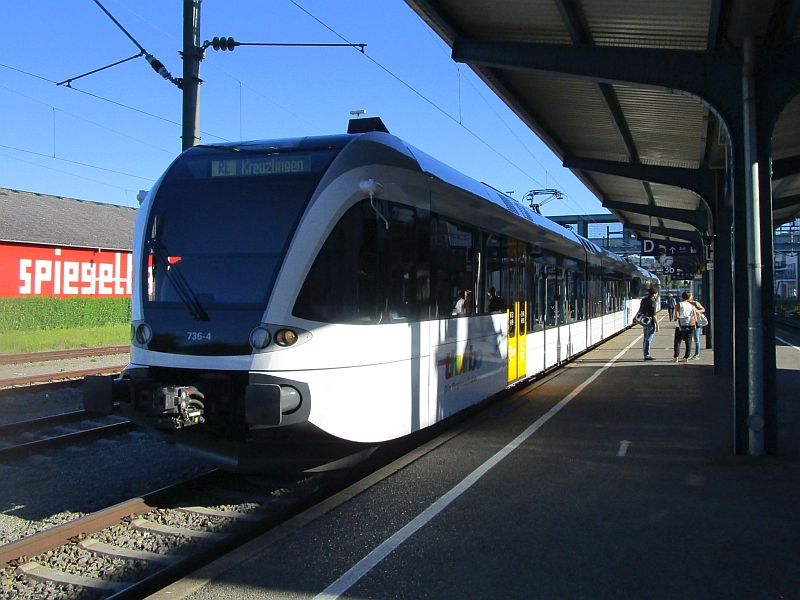 Thurbo-GTW nach der Ankunft in Konstanz