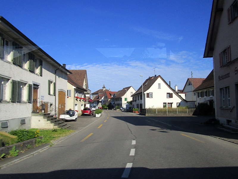 Fahrt durch Ramsen