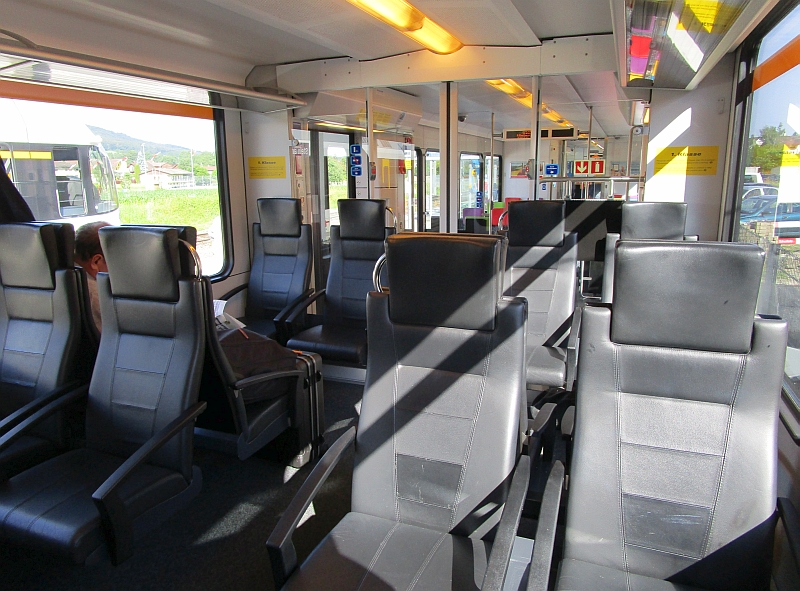 Erste Klasse im Thurbo-GTW