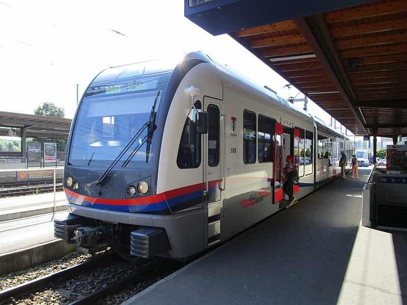 Diamant-Triebwagen der BDWM in Dietikon