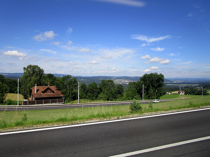 Serpentinen am Mutschellen-Pass