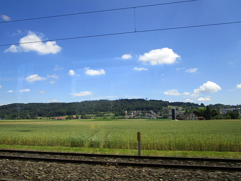 Fahrt durch den Aargau