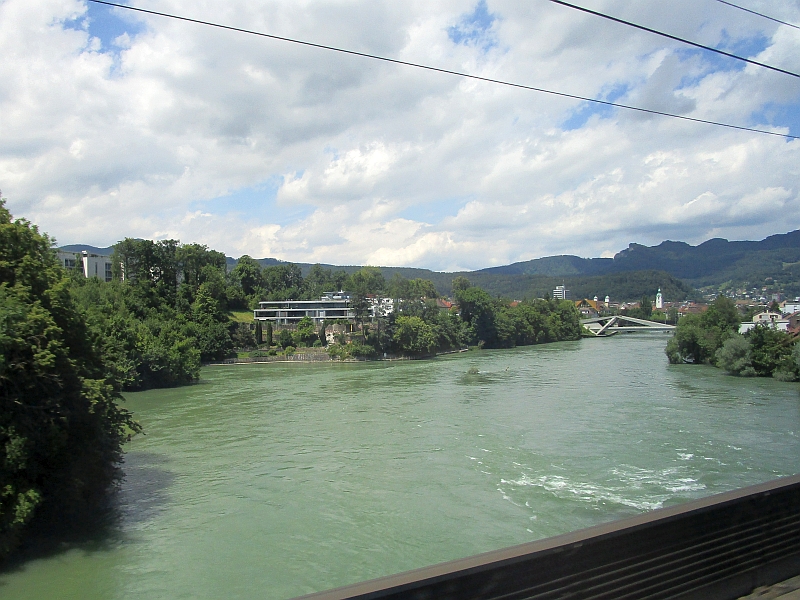 Fahrt über die Aare in Olten