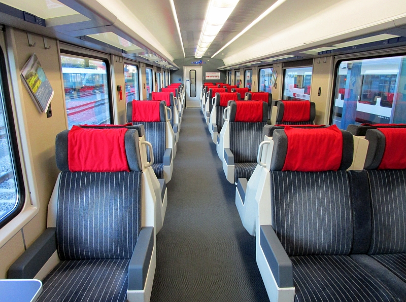 Erste Klasse im InterRegio der SBB