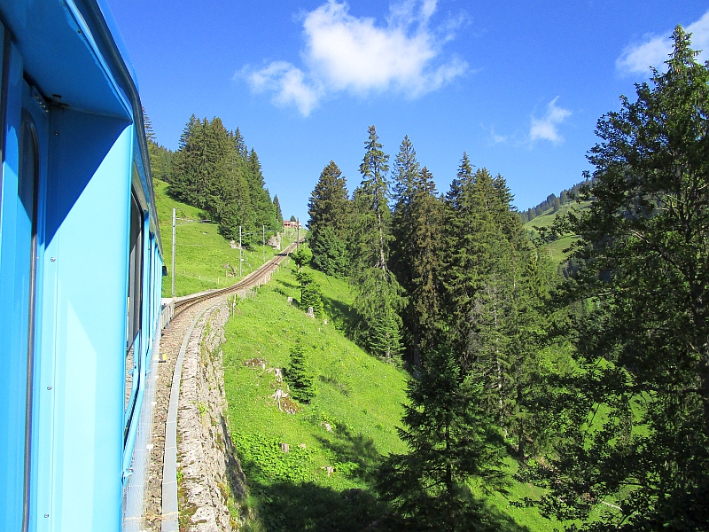 Bergfahrt mit der Arth-Rigi-Bahn