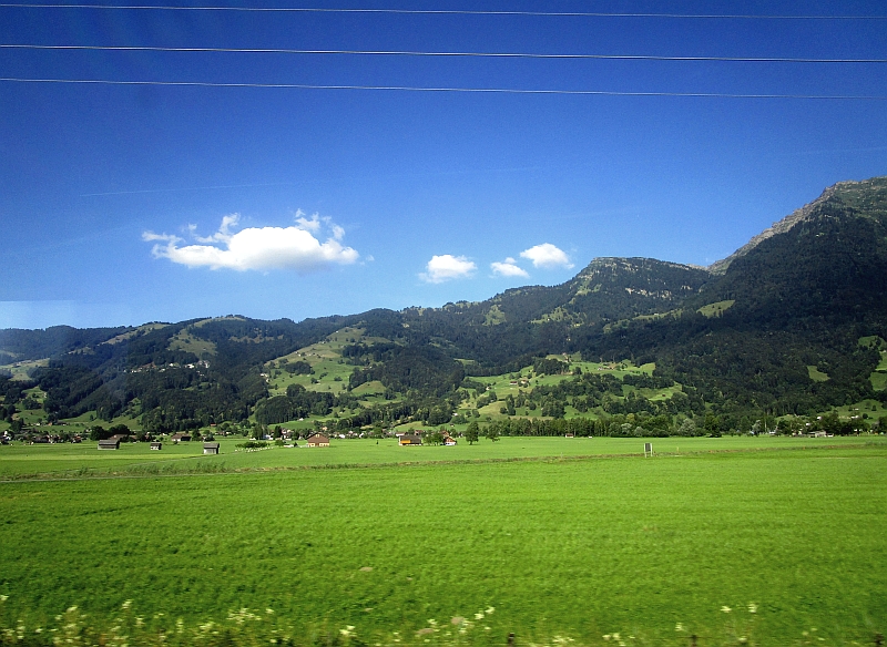 Fahrt durch das Linthgebiet