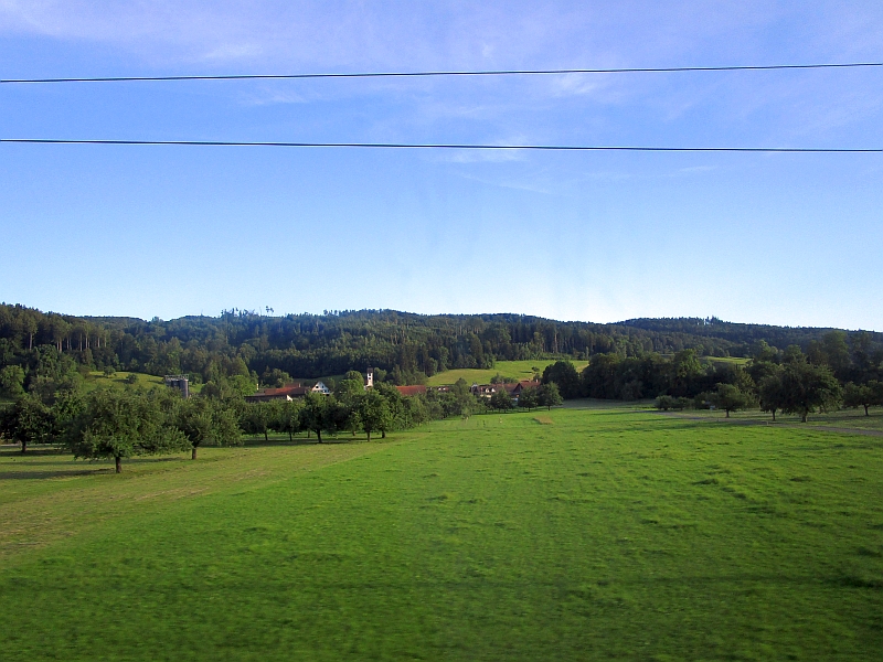 Fahrt durch das Thurtal