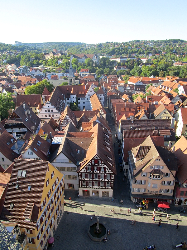 Georgsbrunnen und Wilhelmsstift Tübingen