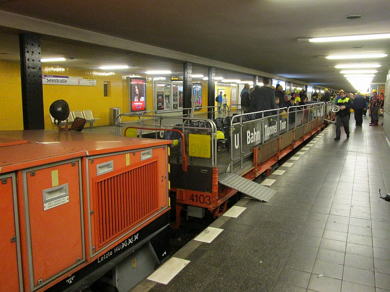 Plattformwagen des U-Bahn-Cabrios