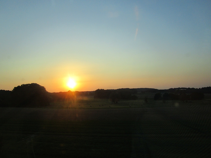 Sonnenuntergang über Westmecklenburg